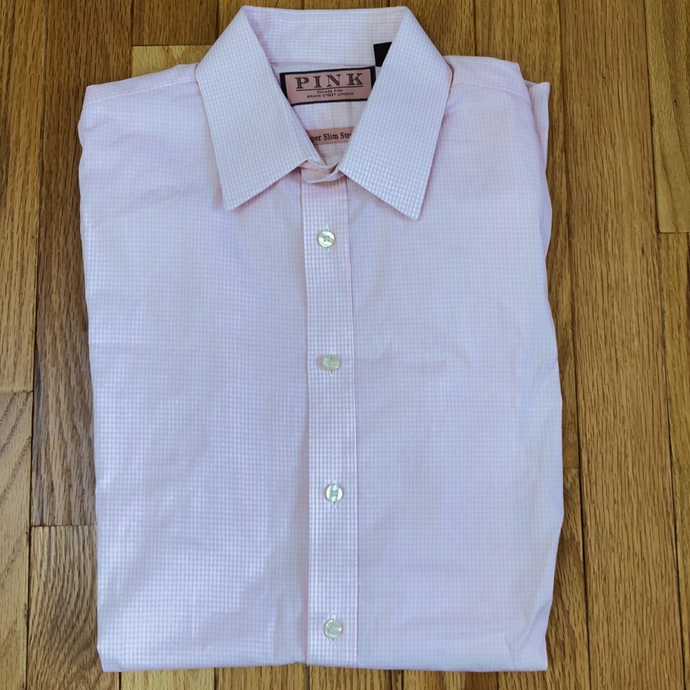 Thomas PINK Super Slim Stretch dress shirt